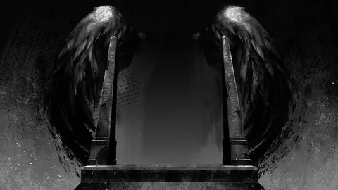 Wings of Horus için özgün tanıtım görseli: slot oyunu düzenini soyut geometrik desenle gösterir.